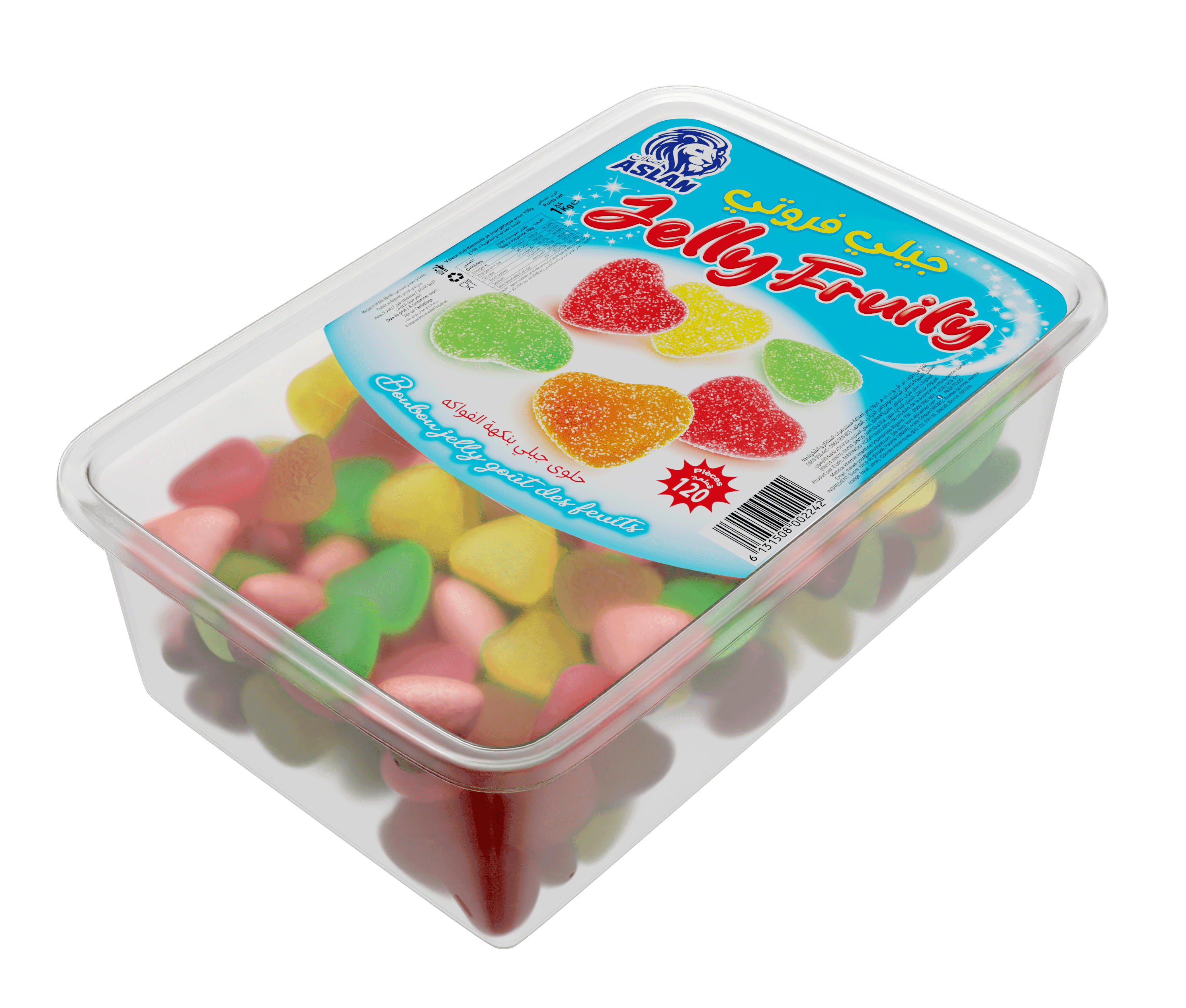 Jelly Fruitty Boîte 1kg
